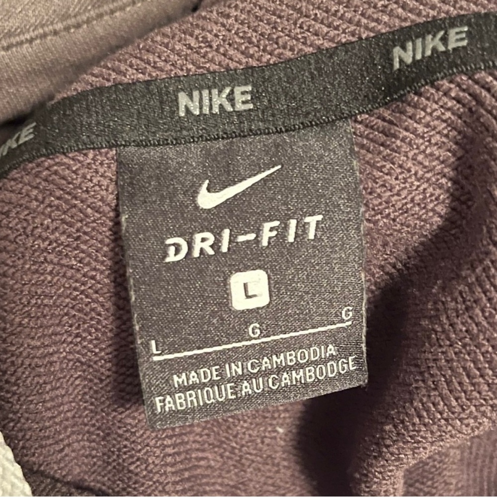 Nike Dry-Fit Olive Cowl Neck Hoodie - Picture 4 of 4